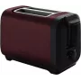 Toaster MOULINEX LT5S05E0 — 2 Scheiben, 1300 W, Edelstahlgehäuse, schwarz/rot