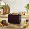 Toaster MOULINEX LT5S05E0 — 2 Scheiben, 1300 W, Edelstahlgehäuse, schwarz/rot