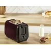 Toaster MOULINEX LT5S05E0 — 2 Scheiben, 1300 W, Edelstahlgehäuse, schwarz/rot