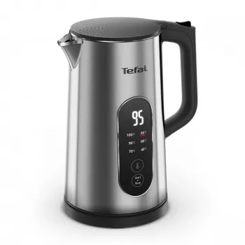Tefal Selection KI871DE0 Wasserkocher 1,7 l 1500 W Schwarz, Edelstahl