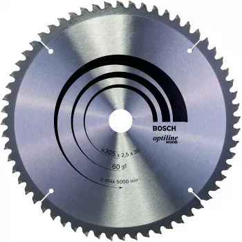 Bosch Optiline Wood Kreissägeblätter, Holz, 30,5 cm, Bosch, 798 g, 1 Stk.
