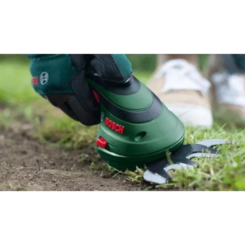 Bosch Isio Akku-Grasschere 8 cm 3,6 V Schwarz, Grün