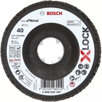 Bosch 2 608 619 197 Winkelschleifer-Zubehör Fächerscheibe