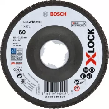 Bosch 2 608 619 198 Winkelschleifer-Zubehör Fächerscheibe