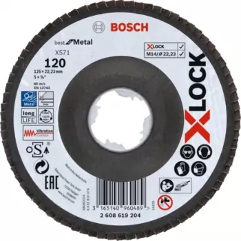 Bosch X-LOCK X571 BEST FOR METAL Schruppscheibe