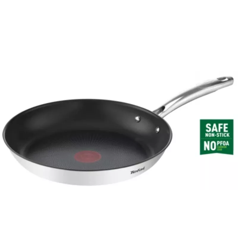 Allzweckpfanne Tefal DUETTO+ G7320434 24 cm – Edelstahl, PFOA-frei, schwarz