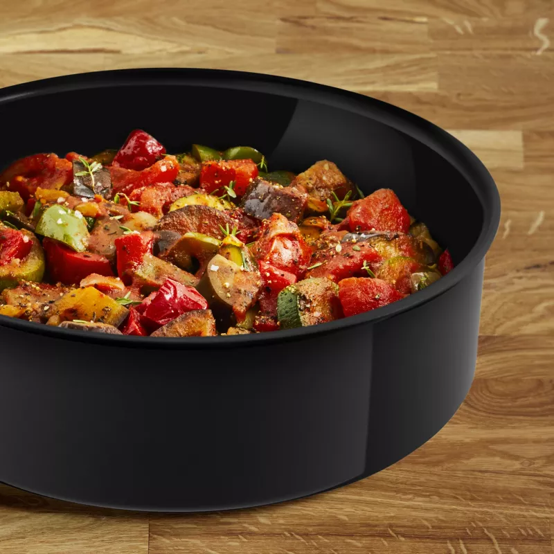 Tefal Change Schwarz C4763225 Bratpfanne Schmorpfanne Rund