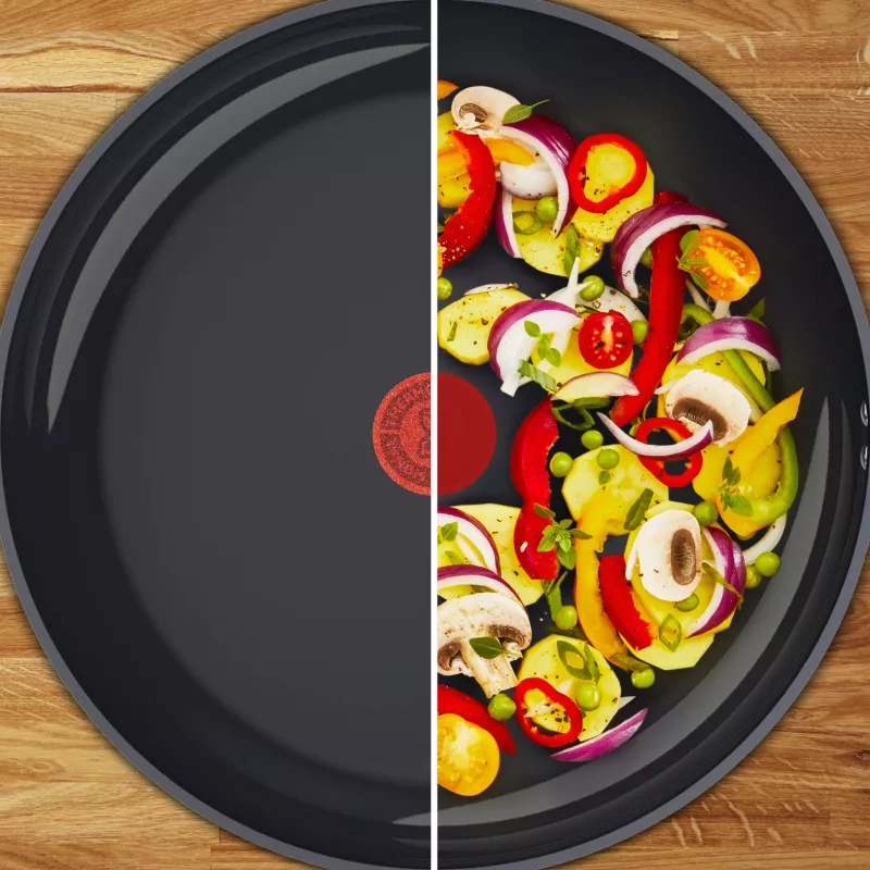 Tefal Change Schwarz C4763225 Bratpfanne Schmorpfanne Rund