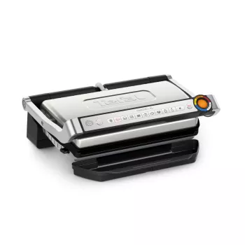 Kontaktgrill Tefal Optigrill+ XL GC727D10 — 2000 W, rechteckiges Metallgehäuse, 445×365×175 mm