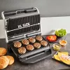 Kontaktgrill Tefal Optigrill+ XL GC727D10 — 2000 W, rechteckiges Metallgehäuse, 445×365×175 mm