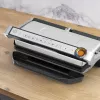 Kontaktgrill Tefal Optigrill+ XL GC727D10 — 2000 W, rechteckiges Metallgehäuse, 445×365×175 mm