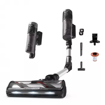 Akku-Staubsauger Rowenta X-Force Flex 13.60 RH9A36WV — 60 min Laufzeit, 0,65 L beutellos, Zyklon, lila