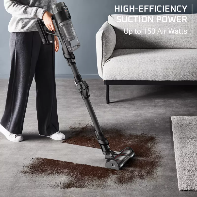 Rowenta X-Force Flex RH9L55E0 Stabstaubsauger/Elektrobesen 2-in-1-Stabstaubsauger Batterie Trocken Beutellos 0,65 l Schwarz