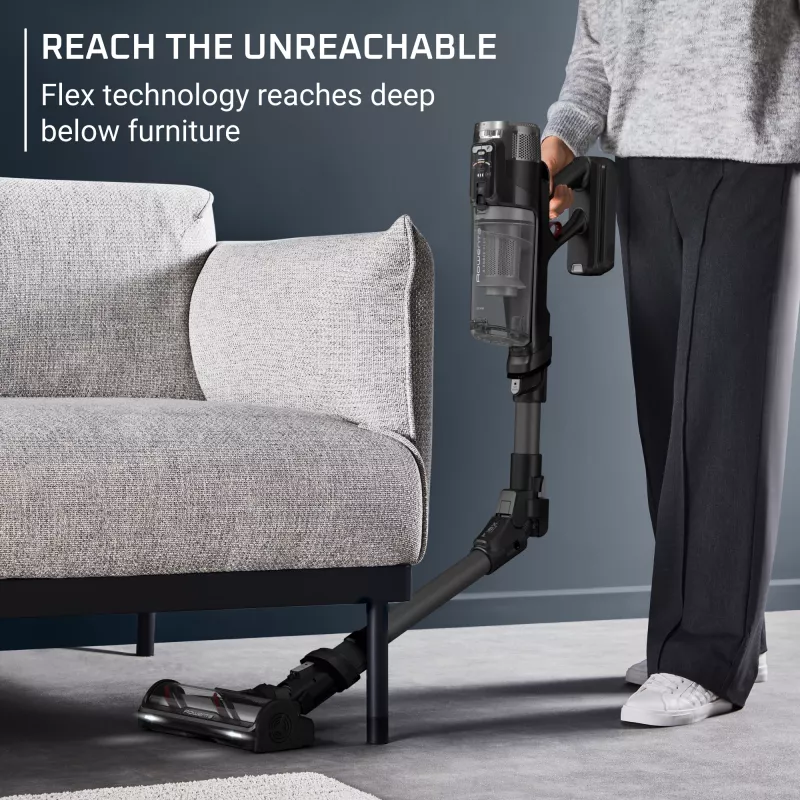 Rowenta X-Force Flex RH9L55E0 Stabstaubsauger/Elektrobesen 2-in-1-Stabstaubsauger Batterie Trocken Beutellos 0,65 l Schwarz