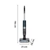 Rowenta X-Clean 7 GZ5735E0 Stabstaubsauger/Akkukehrbesen Batterie Trocken&Nass Beutellos 0,5 l Schwarz, Chrom