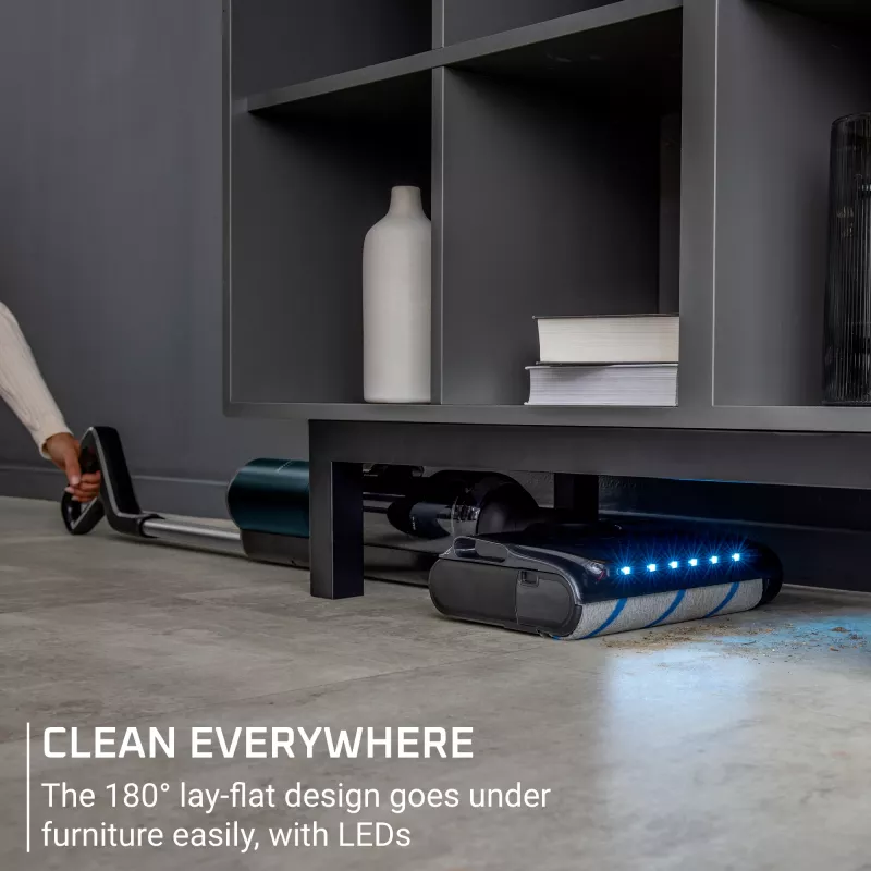 Rowenta X-Clean 7 GZ5735E0 Stabstaubsauger/Akkukehrbesen Batterie Trocken&Nass Beutellos 0,5 l Schwarz, Chrom