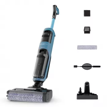 Rowenta X-Clean 2 GZ2271E0 Stabstaubsauger/Elektrobesen Akku Nass- & Trockensauger Beutellos Blau