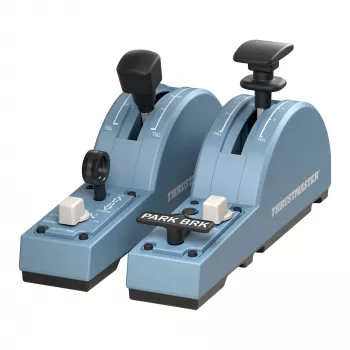 Thrustmaster TCA Quadrant Add-On Airbus Edition Schwarz, Blau Flugsimulator PC