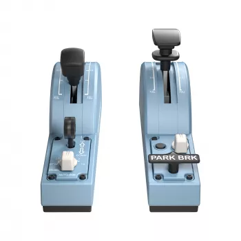 Thrustmaster TCA Quadrant Add-On Airbus Edition Schwarz, Blau Flugsimulator PC