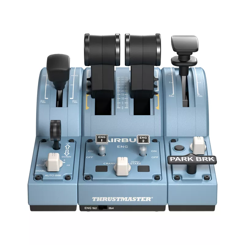 Thrustmaster TCA Quadrant Add-On Airbus Edition Schwarz, Blau Flugsimulator PC