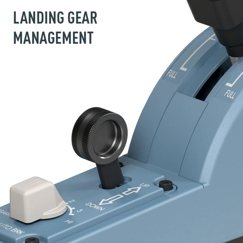 Thrustmaster TCA Quadrant Add-On Airbus Edition Schwarz, Blau Flugsimulator PC
