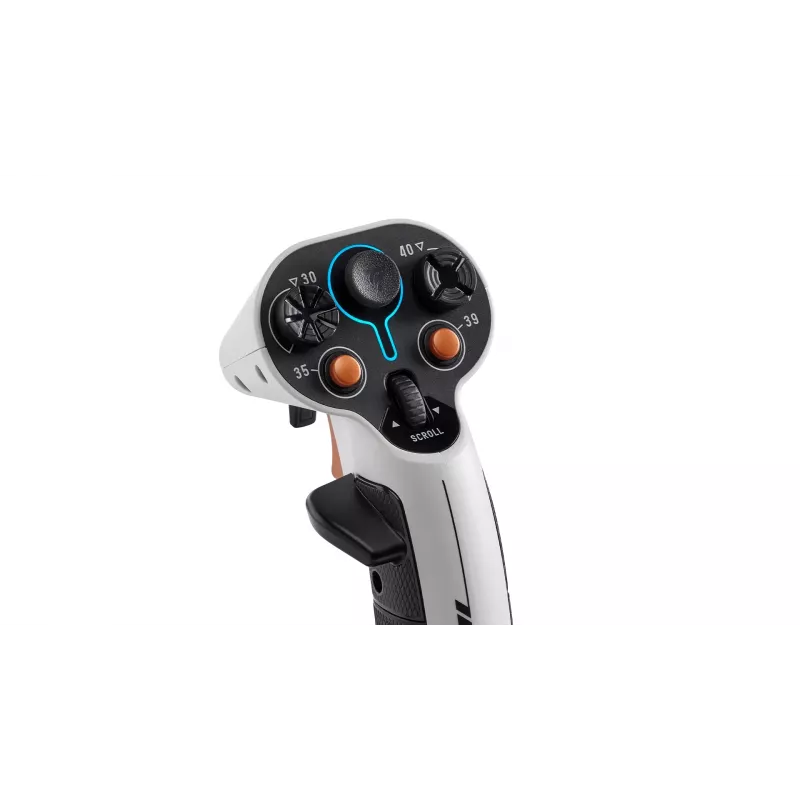Flightstick Thrustmaster Sol-R 2 HOSAS Space Sim Duo — Kabelgebunden USB Type-C, Analog/Digital, Schwarz/Weiß