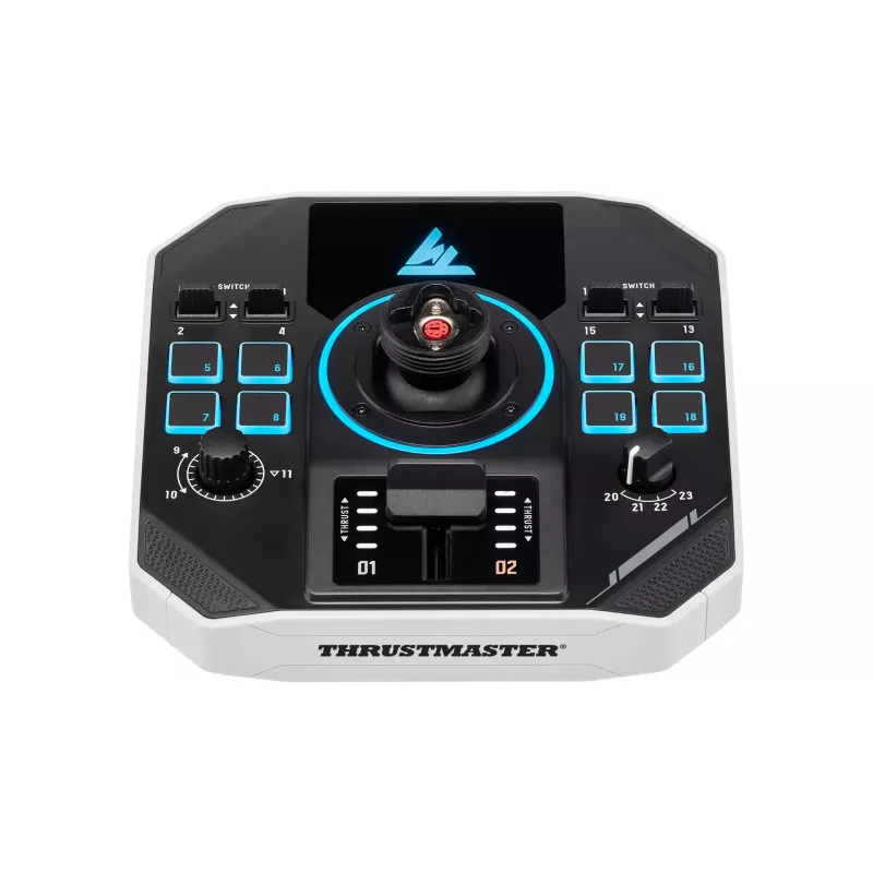 Flightstick Thrustmaster Sol-R 2 HOSAS Space Sim Duo — Kabelgebunden USB Type-C, Analog/Digital, Schwarz/Weiß