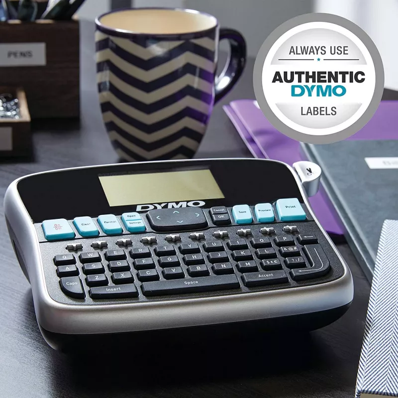 DYMO LabelManager Desktop-Etikettendrucker | 360D Wiederaufladbarer Hand-EtikettendruckerEinfach zu bedienenOne-Touch-Smart-TastenQWERTZ-TastaturGroßes Display | Für Organisation zu Hause und im Büro