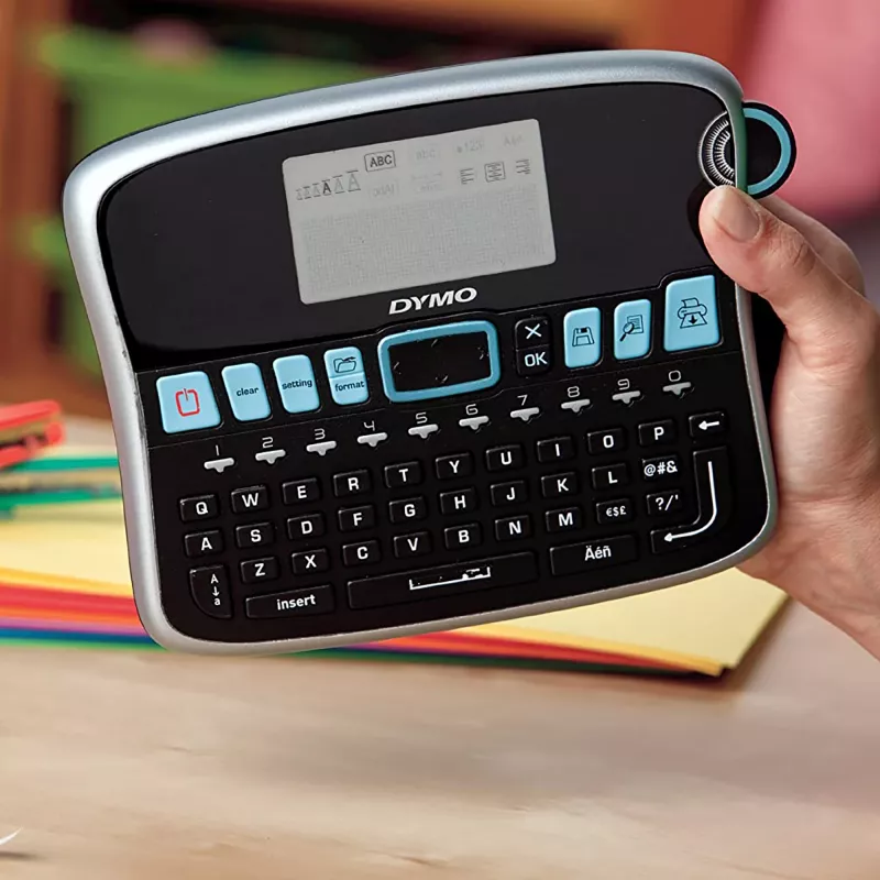 DYMO LabelManager Desktop-Etikettendrucker | 360D Wiederaufladbarer Hand-EtikettendruckerEinfach zu bedienenOne-Touch-Smart-TastenQWERTZ-TastaturGroßes Display | Für Organisation zu Hause und im Büro
