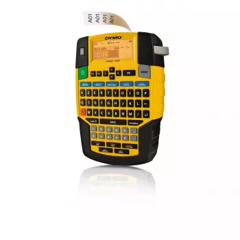 DYMO RHINO 4200 Industrieller Etikettendrucker | AZERTY-Tastatur & zeitsparende Hotkeys | Robuster Etikettendrucker für Baustellen und anspruchsvolle Beschriftungsaufgaben