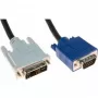 Hypertec 127711-HY VGA-Kabel 3 m DVI-A VGA (D-Sub) Schwarz, Blau, Weiß