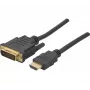 Hypertec 127891-HY Videokabel-Adapter 5 m HDMI Typ A (Standard) DVI-D Schwarz
