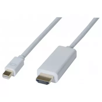 Hypertec 128418-HY Videokabeladapter 2 m Mini DisplayPort HDMI Weiß