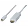Hypertec 128418-HY Videokabeladapter 2 m Mini DisplayPort HDMI Weiß