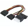ATEN 147557 SATA-Kabel 0,3 m SATA 15-Pin 2 x SATA 15-Pin + Molex (4-Pin) Verschiedene Farben, Schwarz
