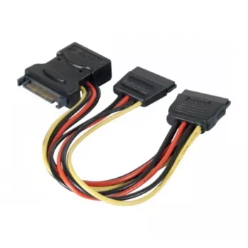 ATEN 147557 SATA-Kabel 0,3 m SATA 15-Pin 2 x SATA 15-Pin + Molex (4-Pin) Verschiedene Farben, Schwarz