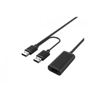 Hypertec 149221-HY USB-Kabel USB 2.0 20 m USB A zu 2 x USB A Schwarz