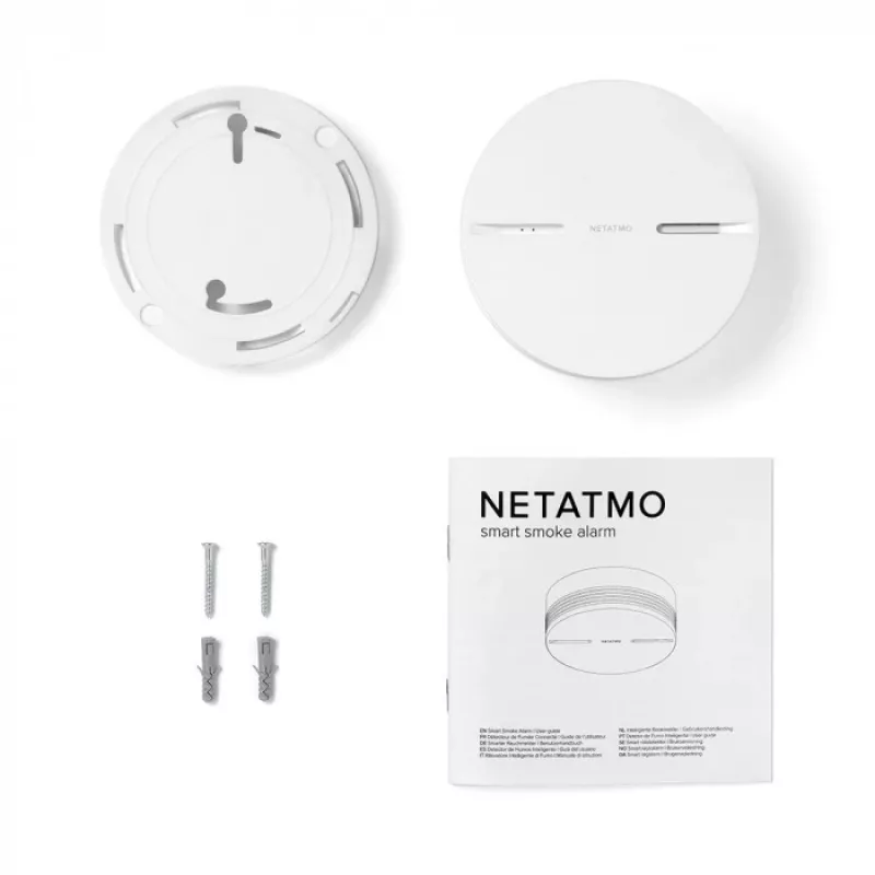 Netatmo NSA-DE smarter Rauchmelder photoelektrischer Reflexionsdetektor vernetzbar kabellose Verbindung