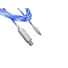 Oniverse Micro-USB-Ladekabel mit LED – 2 Meter – Weiß (Multiplattform)