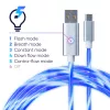 Oniverse Micro-USB-Ladekabel mit LED – 2 Meter – Weiß (Multiplattform)