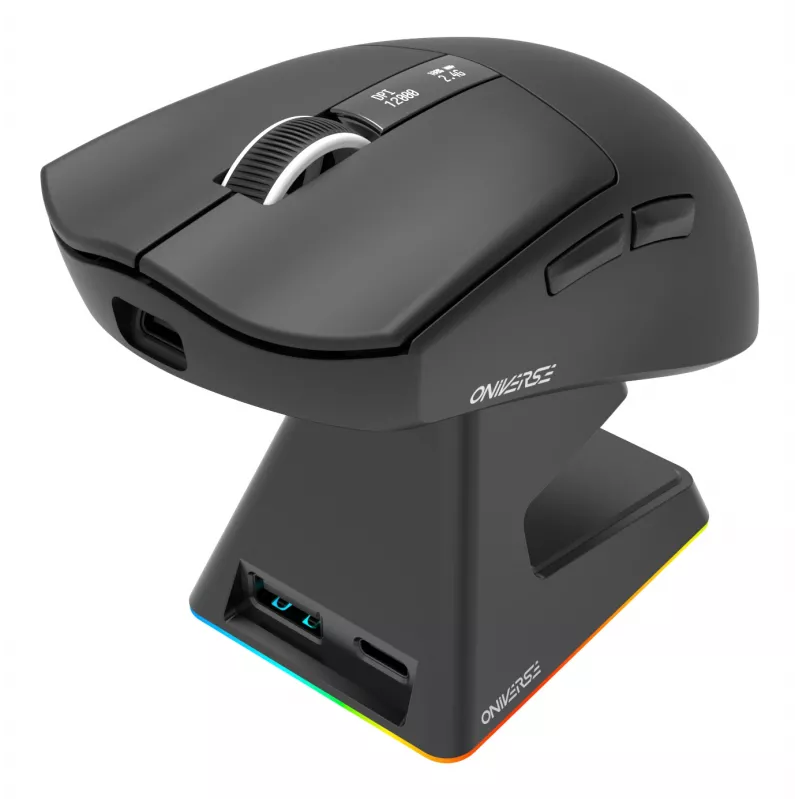 Oniverse - Kabellose Gaming-Maus Vanguard + Dock - Nocta Schwarz (PC)