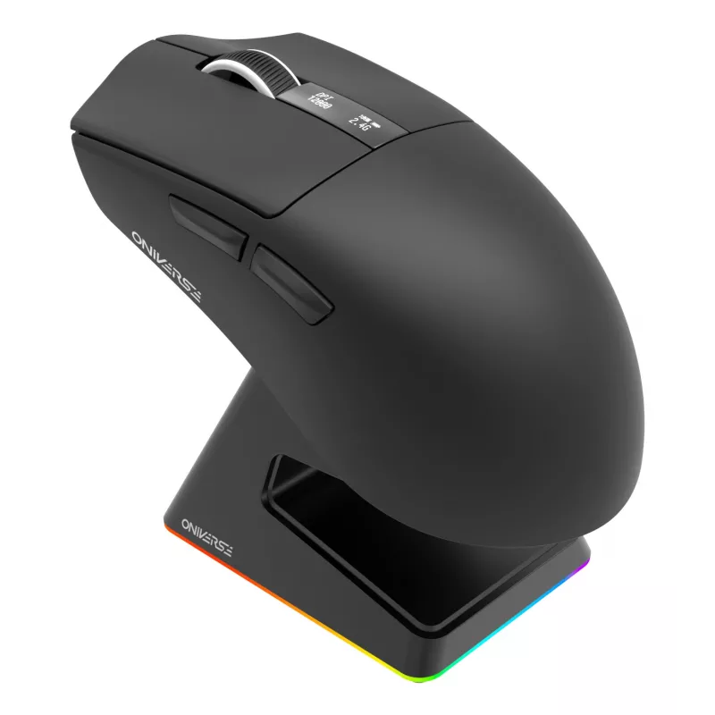 Oniverse - Kabellose Gaming-Maus Vanguard + Dock - Nocta Schwarz (PC)