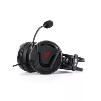 Steelplay Kabelgebundenes 3D-Headset - Hp51 - Schwarz (Multi), Kabelgebunden, Gaming, 20 - 20000 Hz, 329 g, Headset, Schwarz, Rot