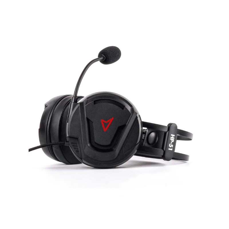 Steelplay Kabelgebundenes 3D-Headset - Hp51 - Schwarz (Multi), Kabelgebunden, Gaming, 20 - 20000 Hz, 329 g, Headset, Schwarz, Rot