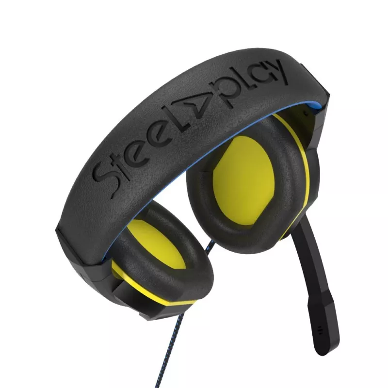Steelplay HP47 Headset Kabelgebunden Head-Band Gaming Schwarz, Gelb