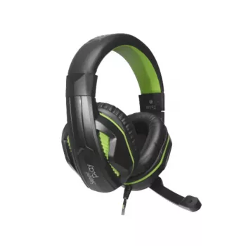 Steelplay Wired Stereo Headset- Hp-45 - Schwarz/Green (Xbox), Kabelgebunden, Gaming, 20 - 20000 Hz, 274 g, Headset, Schwarz, Grün