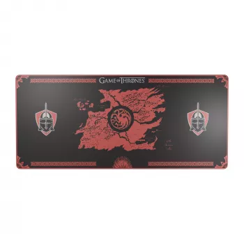 Lexip HBO Game of Thrones - Targaryen Edition Gaming-Mauspad Schwarz, Rot