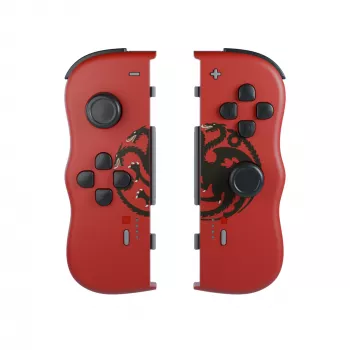 Lexip HBO Game of Thrones Targaryen Schwarz, Rot Bluetooth Gamepad Nintendo Switch, Nintendo Switch OLED