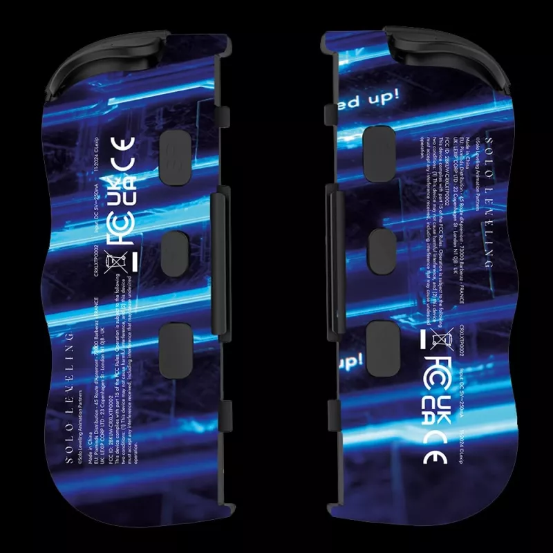 Lexip X CRUNCHYROLL - LEVEL UP WL TWIN PADS, Gamepad, Nintendo Switch 2, D-pad, Richtungstasten, Analog / Digital, Kabellos, Schwarz, Blau