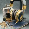 Lexip Assassin's Creed Shadows Headset-Ständer - X Ubisoft, Headset-Ständer, Blau, Gold